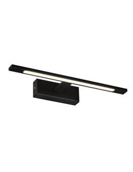 ITALUX Lamiena Integrated LED wall lamp 12W 3000K 960lm IP44 Black WL-21420M-BK