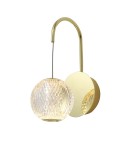 Glamour wall lamps - ITALUX Rosario Integrated LED wall lamp 4.2W 3200K 280lm Gold WL-12220121-1A-GD - product 1
