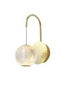 ITALUX Rosario Integrated LED wall lamp 4.2W 3200K 280lm Gold WL-12220121-1A-GD