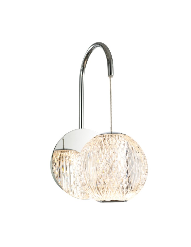 Glamour wall lamps - ITALUX Rosario Integrated LED wall lamp 4.2W 3200K 280lm Chrome WL-12220121-1A-CR - product kolory-swiatla.pl 1