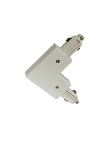 ITALUX Marvi Track Connector Rail Accessory White TRL-H1C-CONN-L-RT-WH.