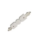 Accessories for 1 phase busbars - ITALUX Marvi Track Connector Rail Accessory White TRL-H1C-CONN-ANG-WH. - product 1