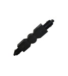 Accessories for 1 phase busbars - ITALUX Marvi Track Connector Busbar Accessories Black TRL-H1C-CONN-ANG-BL - product 1