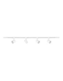 ITALUX Lumsi Szynoprzewody Zestaw GU10 4x35W Biały/Czarny TRL-2071-4T-15-WH