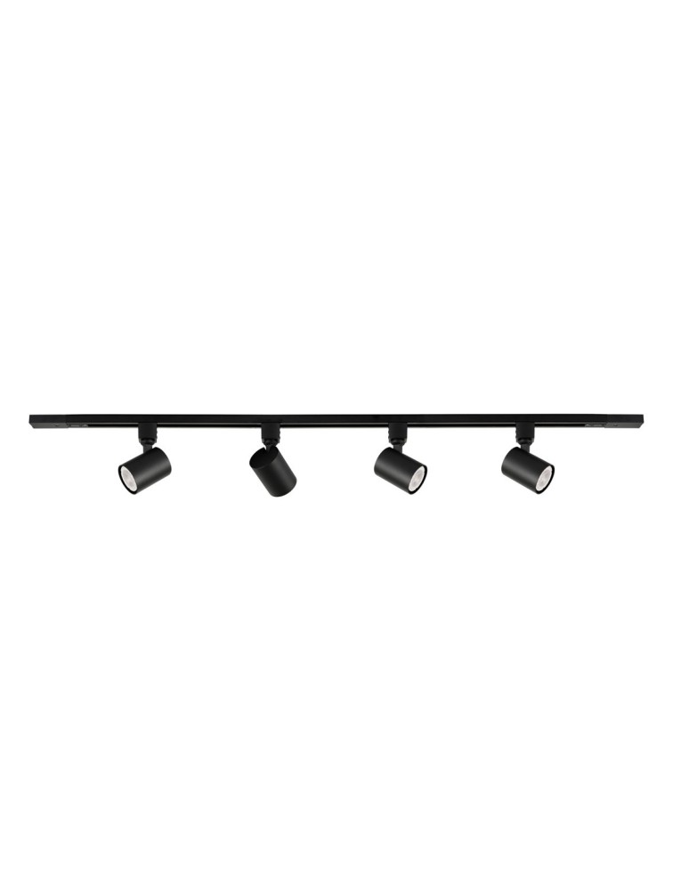 Ready-made rail kits - ITALUX Lumsi Stringers Set GU10 4x35W Black TRL-2071-4T-15-BL - product kolory-swiatla.pl 1