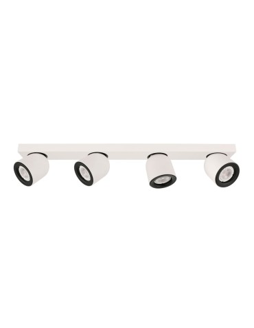 ITALUX Nuora GU10 Spotlight 4x35W White/Black SPL-2855-4B-WH