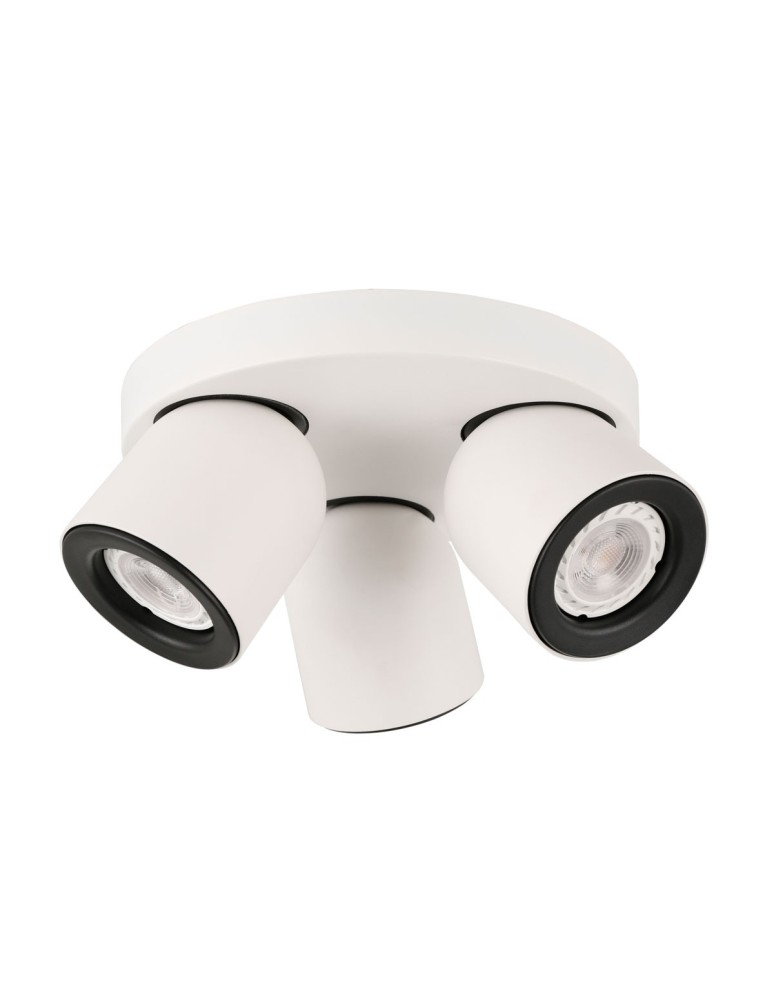 Spotlight ceiling lamps - ITALUX Nuora GU10 Spotlight 3x35W White/Black SPL-2855-3C-WH. - product kolory-swiatla.pl 1
