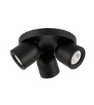Spotlight ceiling lamps - ITALUX Nuora Reflector GU10 3x35W Black SPL-2855-3C-BL - product 1