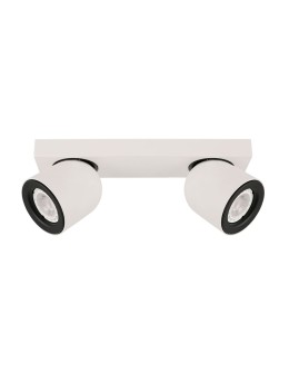 ITALUX Nuora GU10 Spotlight 2x35W White/Black SPL-2855-2B-WH