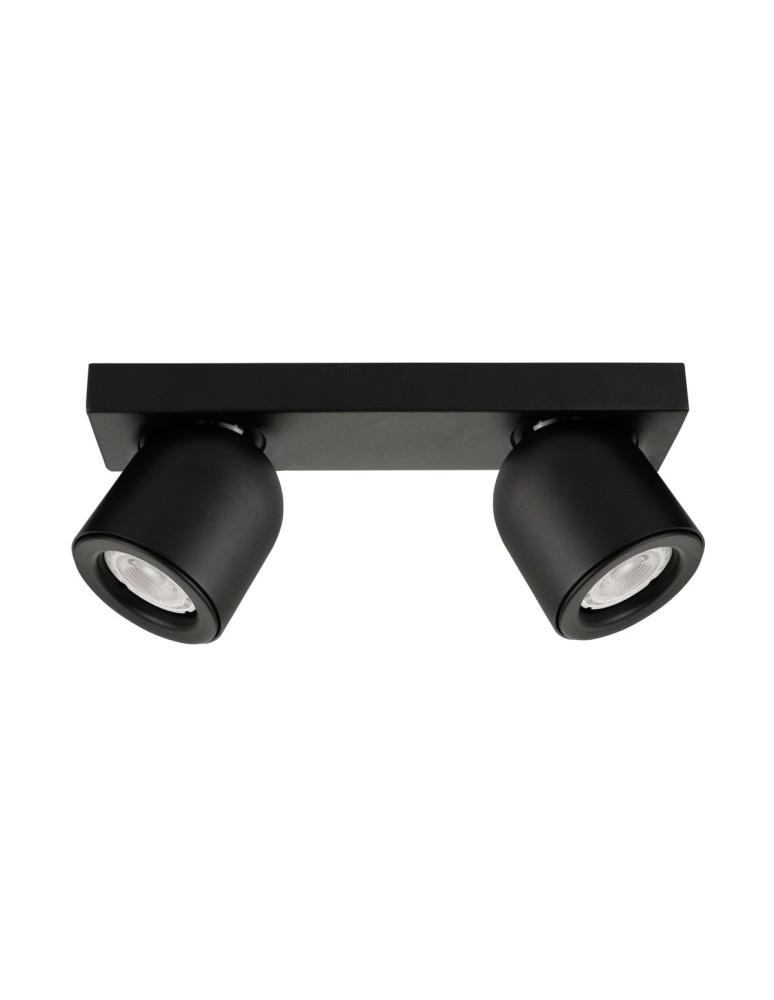 Spotlight ceiling lamps - ITALUX Nuora GU10 Spotlight 2x35W Black SPL-2855-2B-BL - product kolory-swiatla.pl 1
