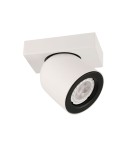 Ceiling spotlights - ITALUX Nuora GU10 Spotlight 1x35W White/Black SPL-2855-1B-WH - product 1