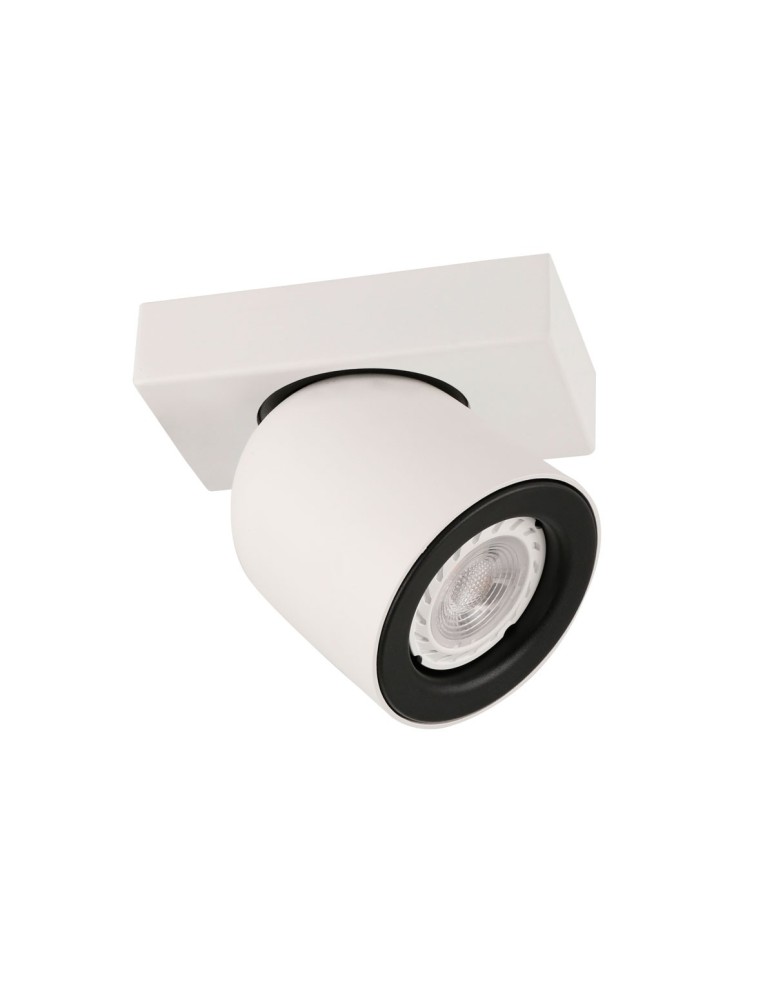 Ceiling spotlights - ITALUX Nuora GU10 Spotlight 1x35W White/Black SPL-2855-1B-WH - product kolory-swiatla.pl 1
