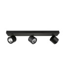 Spotlight ceiling lamps - ITALUX Boniva LED integrated spotlight 5W 3000K 900lm Black SPL-2854-3B-BL - product 1
