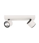 Spotlight ceiling lamps - ITALUX Boniva LED integrated spotlight 5W 3000K 600lm White/Black SPL-2854-2B-WH. - product 1