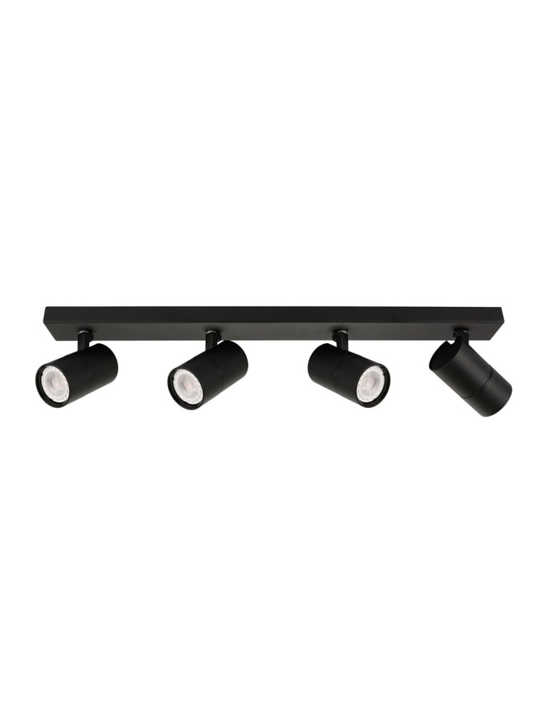 Spotlight ceiling lamps - ITALUX Laconi Reflector GU10 4x35W Black SPL-2813-4B-BL - product kolory-swiatla.pl 1