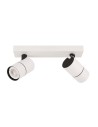 ITALUX Laconi GU10 Spotlight 2x35W White/Black SPL-2813-2B-WH.