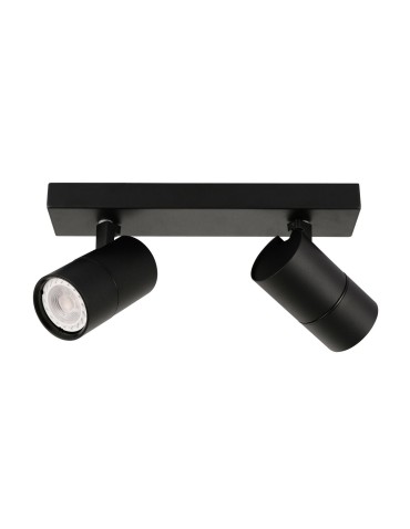 ITALUX Laconi Spotlight GU10 2x35W Black SPL-2813-2B-BL