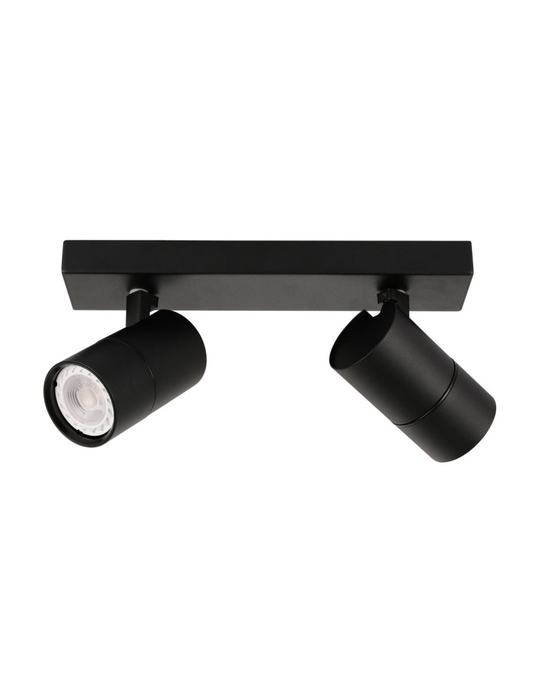 Spotlight ceiling lamps - ITALUX Laconi Spotlight GU10 2x35W Black SPL-2813-2B-BL - product kolory-swiatla.pl 1