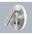 Reading wall lamps - ITALUX Nemo Integrated LED wall lamp 9W 3000K 9W Nickel SP.7348-02A-S-NICK - product 1
