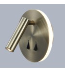 Reading wall lamps - ITALUX Nemo Integrated LED wall lamp 9W 3000K 9W Brown SP.7348-02A-ANT-B - product 1