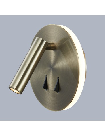 ITALUX Nemo Integrated LED wall lamp 9W 3000K 9W Brown SP.7348-02A-ANT-B