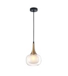Pendant lamps - ITALUX Konila Pendant G9 1x10W Brass PND-99709-1-BRO-CL - product 1