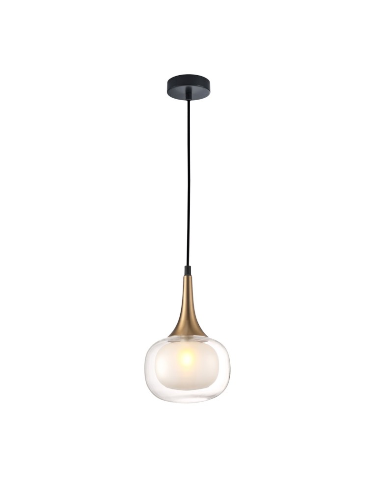 Pendant lamps - ITALUX Konila Pendant G9 1x10W Brass PND-99709-1-BRO-CL - product kolory-swiatla.pl 1