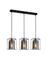ITALUX Kalula Wisząca E27 3x40W Czarny PND-78901-3-BK+SG