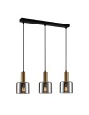 ITALUX Santia Wisząca E27 3x40W Miedziany PND-65342-3-BRO+SG