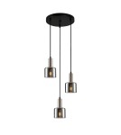Pendant lamps - ITALUX Santia Pendant E27 3x40W Silver PND-65342-3A-SC+SG - product 1