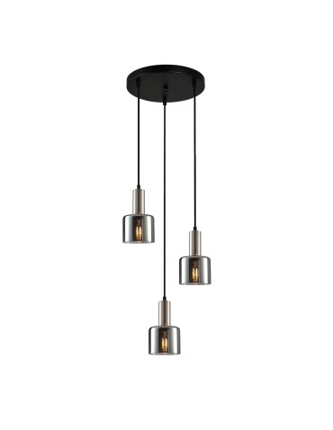 ITALUX Santia Pendant E27 3x40W Silver PND-65342-3A-SC+SG