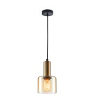 Pendant lamps - ITALUX Santia Pendant E27 1x40W Copper PND-65342-1-BRO+AMB - product 1