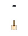 ITALUX Santia Pendant E27 1x40W Copper PND-65342-1-BRO+AMB