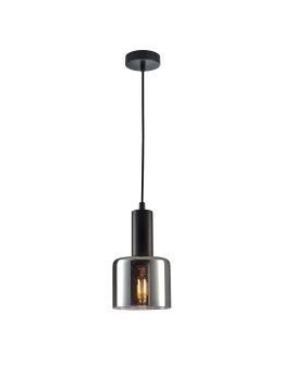 ITALUX Santia Pendant E27 1x40W Black PND-65342-1-BK+SG