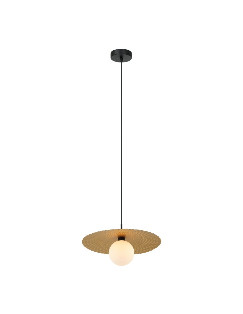 Pendant lamps spheres - ITALUX Malor Pendant G9 1x25W Black/Gold PND-4602-1-XL-GD - product kolory-swiatla.pl 1