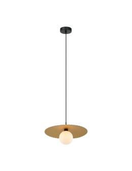 ITALUX Malor Pendant G9 1x25W Black/Gold PND-4602-1-XL-GD