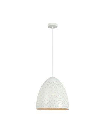 ITALUX Leilani Pendant E27 1x40W White PND-43445-1L-WH