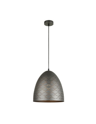 ITALUX Leilani Pendant E27 1x40W Grey PND-43445-1L-GR