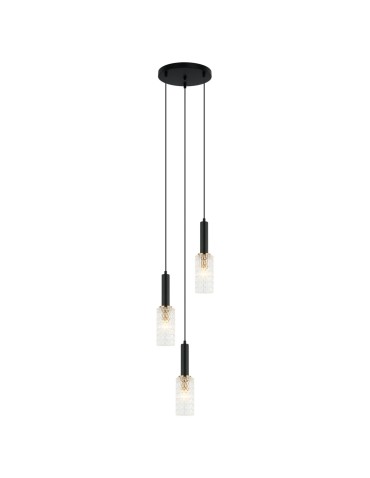 ITALUX Perola Pendant E14 3x40W Black/Gold PND-43363-3 BK+BR