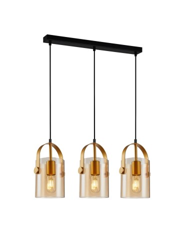 ITALUX Nanesma Pendant E27 3x40W Gold PND-32453-3-GD+AMB