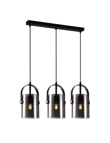 ITALUX Nanesma Pendant E27 3x40W Black PND-32453-3-BK+SG