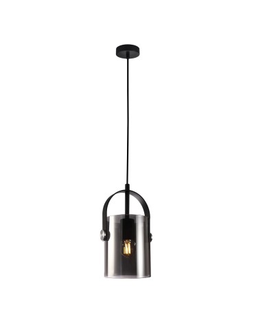 ITALUX Nanesma Pendant E27 1x40W Black PND-32453-1-BK+SG