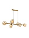 ITALUX Borgo Pendant E27 6x40W Gold PND-30843-6 GD+AMB