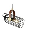 ITALUX Antoin Pendant E27 1x40W Black PND-2445-1-BK