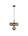 ITALUX Ravena Pendant E27 LED integrated 4x5W Brass/Smoke PND-2324-4B BRO+SG