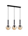 ITALUX Ravena Pendant E27 3x10W Black PND-2324-3L BK+AMB