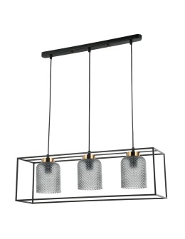ITALUX Sinella Wisząca E27 3x40W Czarny PND-23231-3-BK+SG