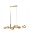 ITALUX Erimida Pendant G9 8x10W Brass PND-2244-8A-GD