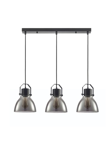ITALUX Darlena Pendant E27 3x40W Black PND-22371-3-BK+SG