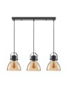 ITALUX Darlena Pendant E27 3x40W Black PND-22371-3-BK+AMB